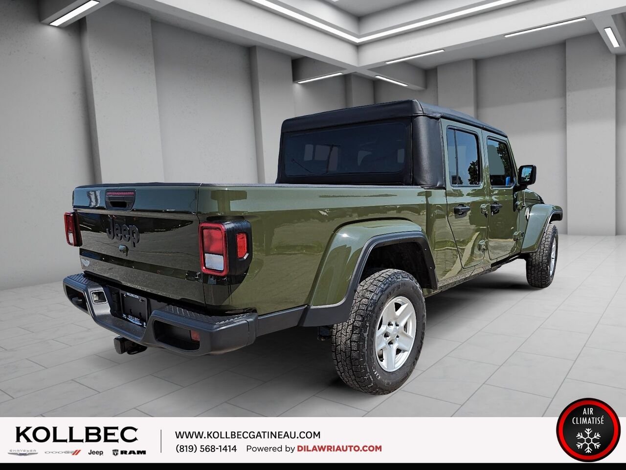 2022 JEEP GLADIATOR 261031 | Sport S 4x4 Green Gatineau - photo #14