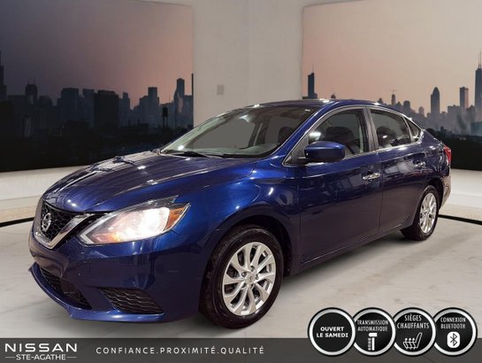 Nissan Sentra SV | AUTOMATIQUE | CLIMATISATION | GROUPE ÉLECTRIQUE | 110 719 KM 2019 Bleu