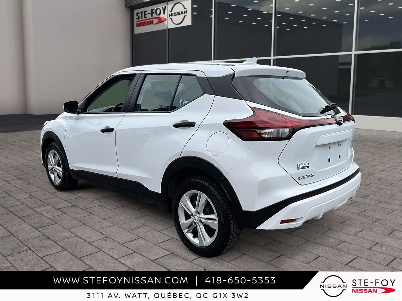 Nissan KICKS S TA 2024 Blanc Ste-Foy - photo #3