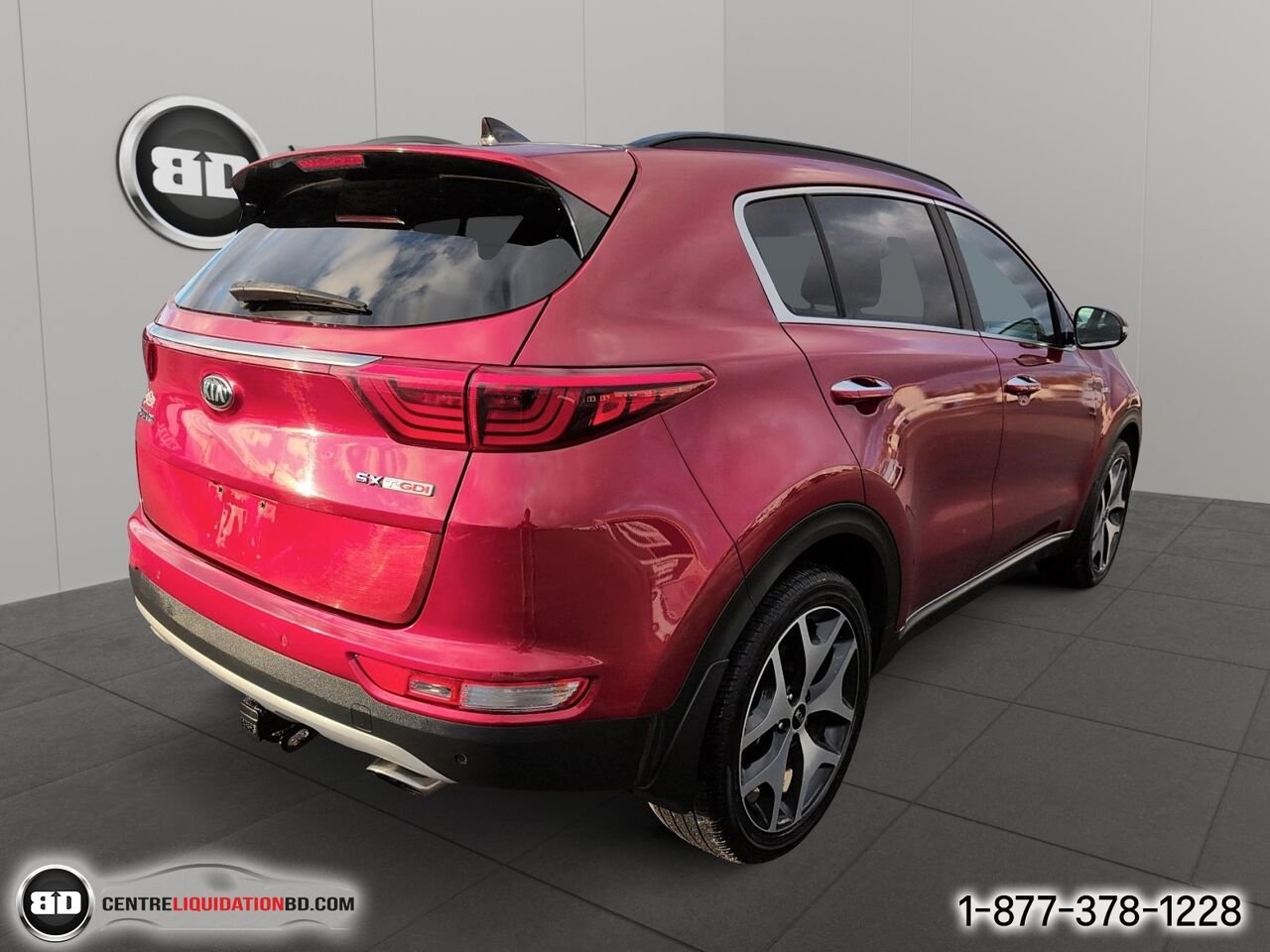 Kia Sportage SX Turbo TI avec noir | BD0036 2018 Rouge Granby - photo #5