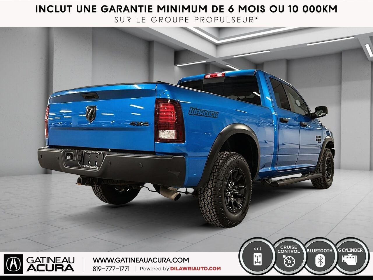 Ram 1500 Classic Warlock Quad Cab 4x4 2021 Bleu Gatineau - photo #11