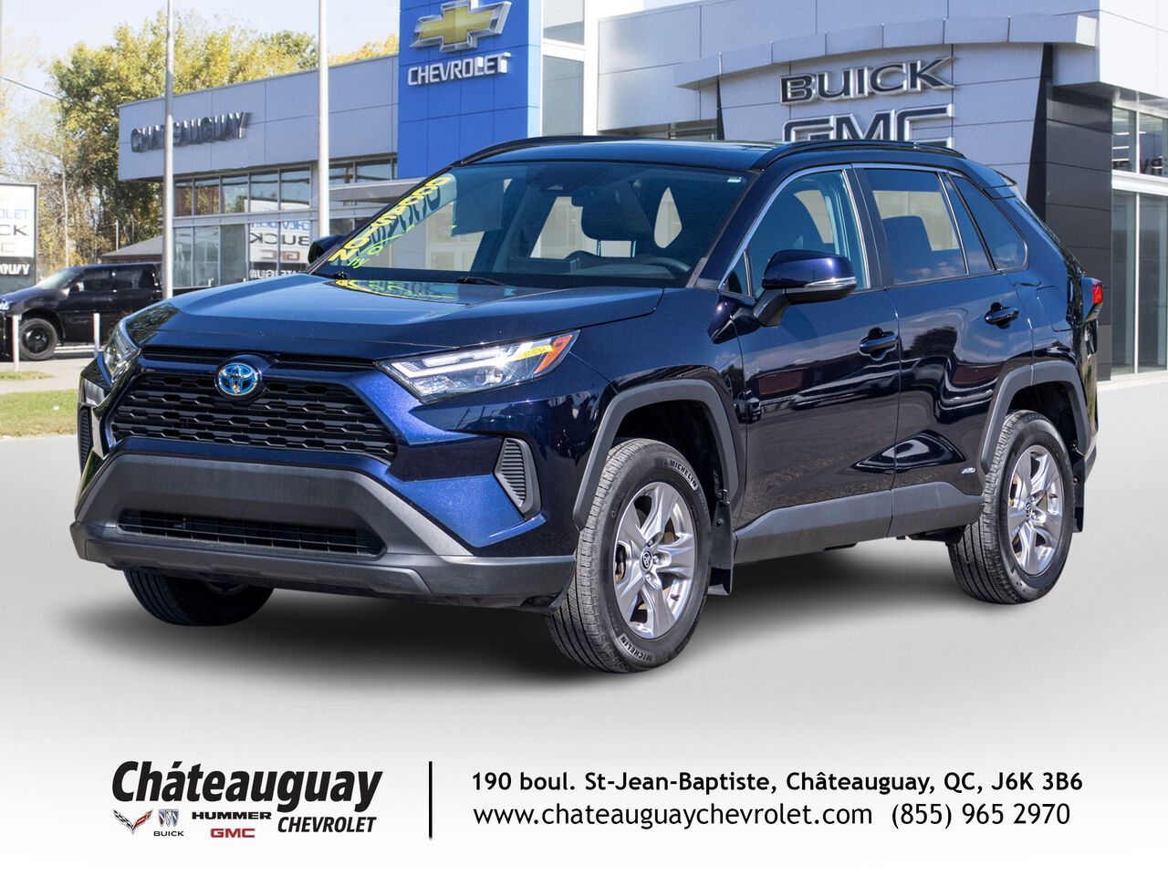 Blue 2023 Toyota RAV4 Hybrid SUV / Crossover All-Wheel Drive Automatic