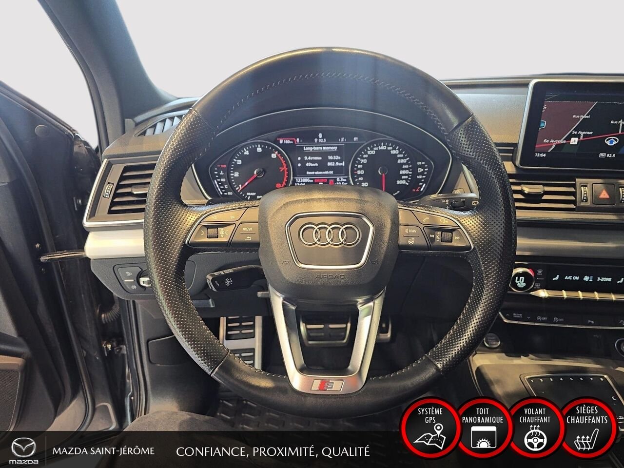 2018 Audi Q5 Grey Sainte-Agathe-des-Monts - photo #13