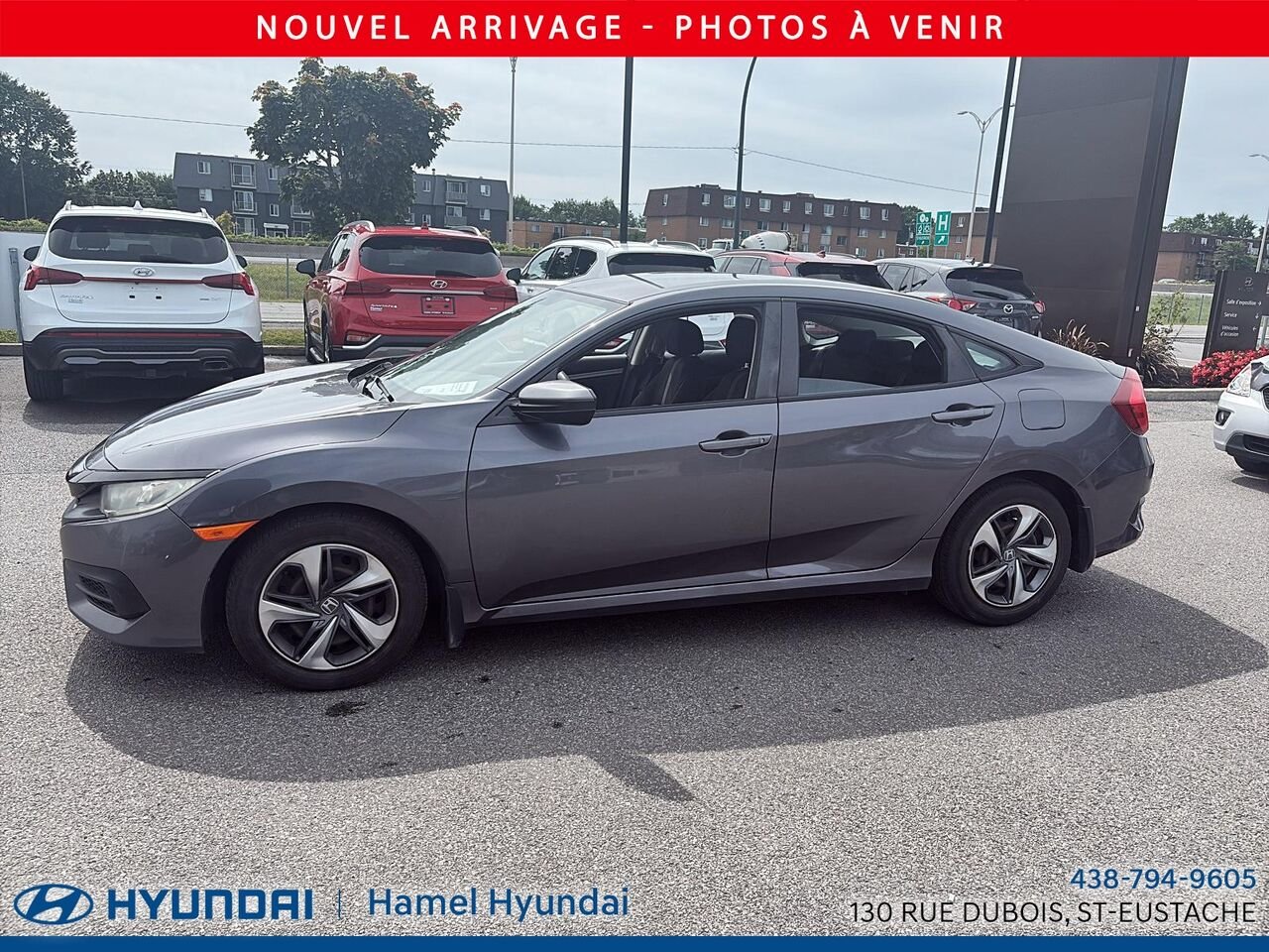 2016 Honda CIVIC Grey Saint-Eustache - photo #3