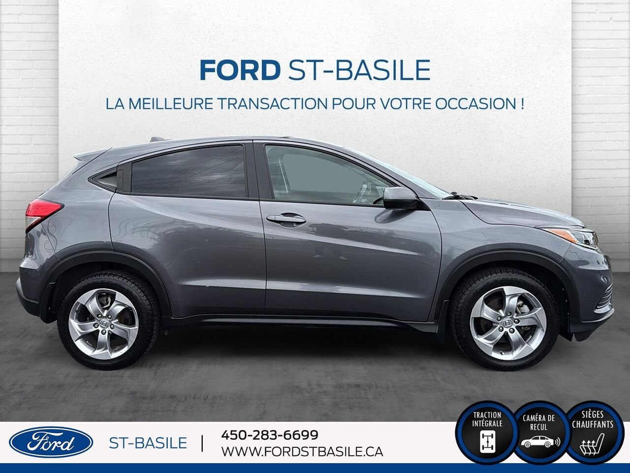 HONDA HR-V 2020 Gris Saint-Basile-le-Grand - photo #9