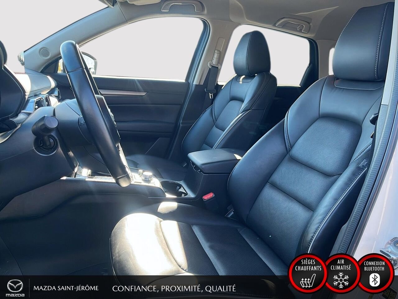2024 Mazda CX-5 GS | 1 PROPRIÉTAIRE | JAMAIS ACCIDENTÉ | AWD | CUIR | VOLANT CHAUFFANT White Saint-Jérôme - photo #17