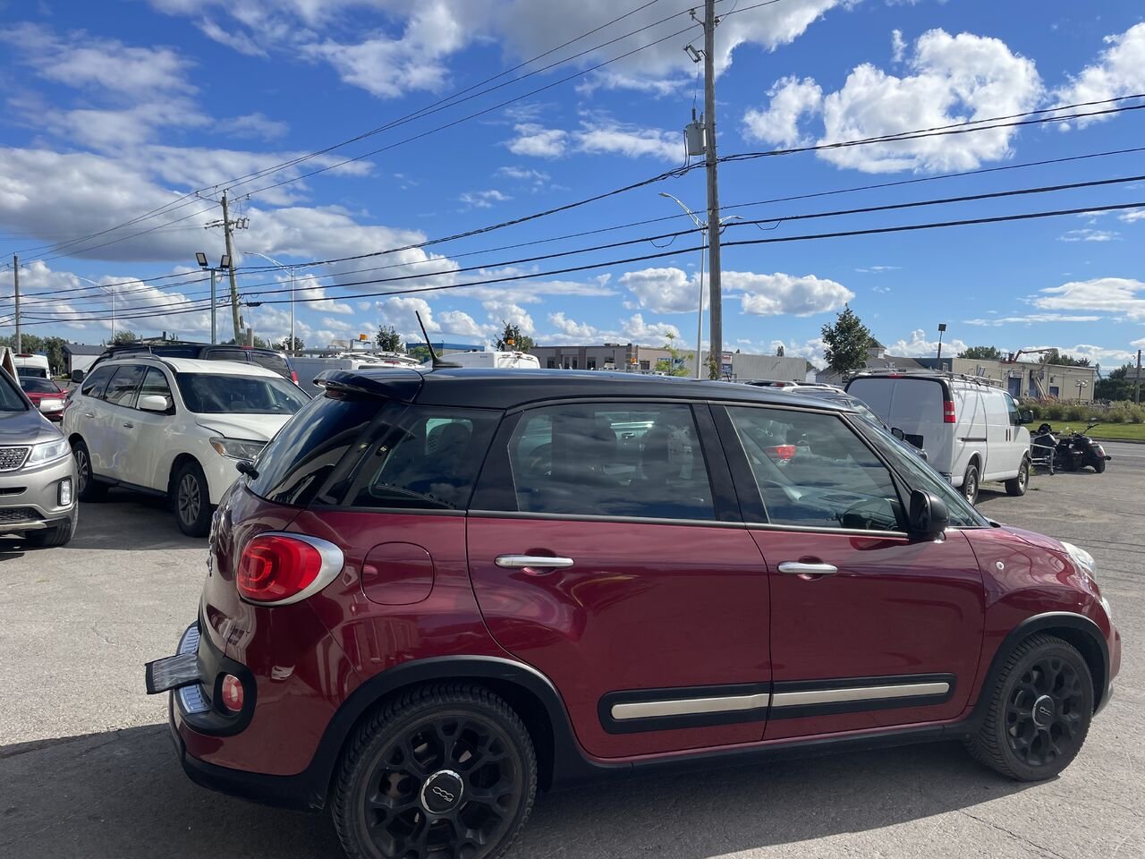 2015 FIAT 500L Red  - photo #6