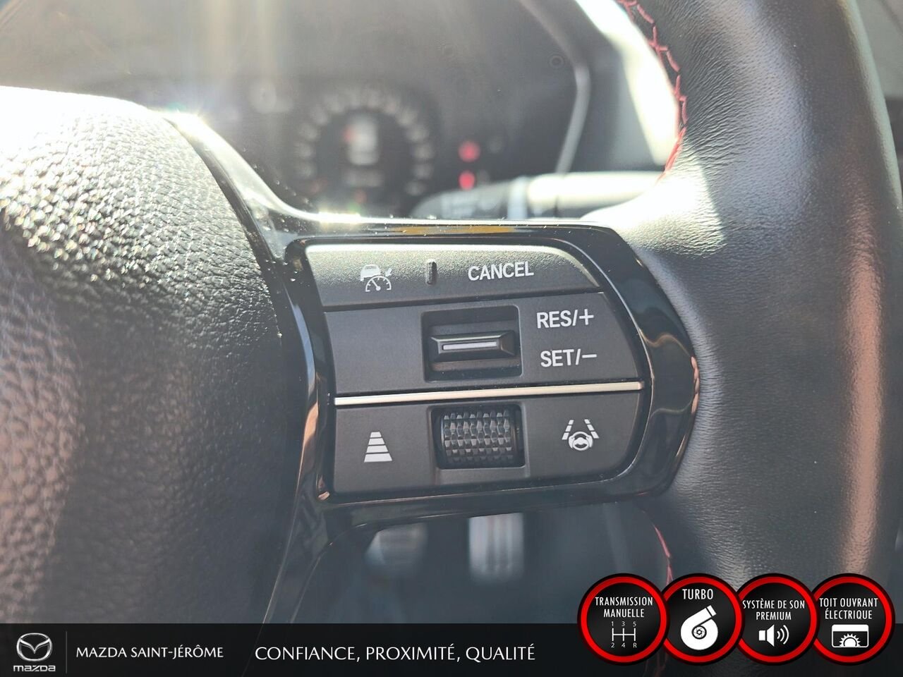 2023 Honda Civic Si berline Manuelle | 1 PROPRIÉTAIRE | TOIT OUVRANT White Saint-Jérôme - photo #14