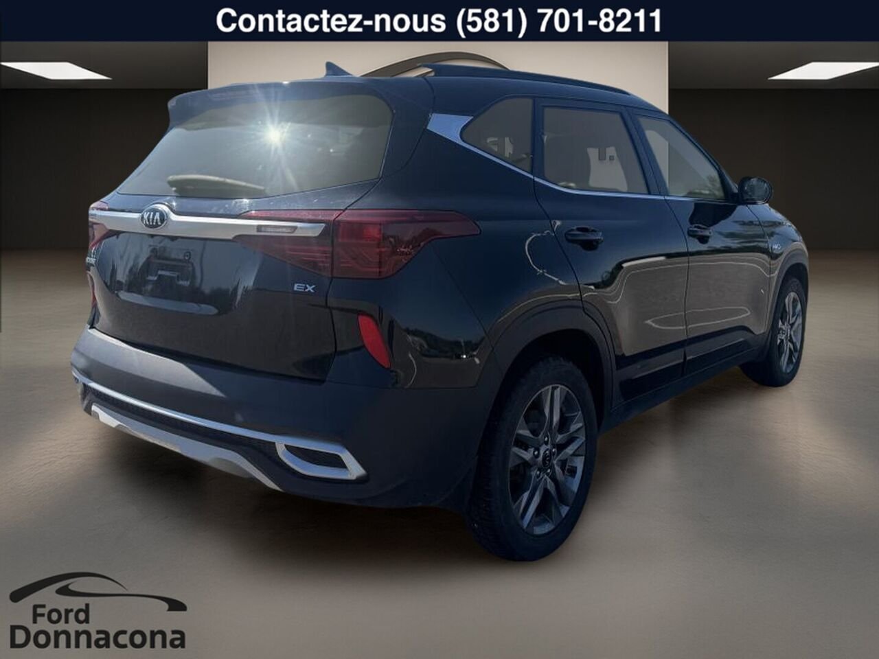 2021 Kia Seltos Black  - photo #3