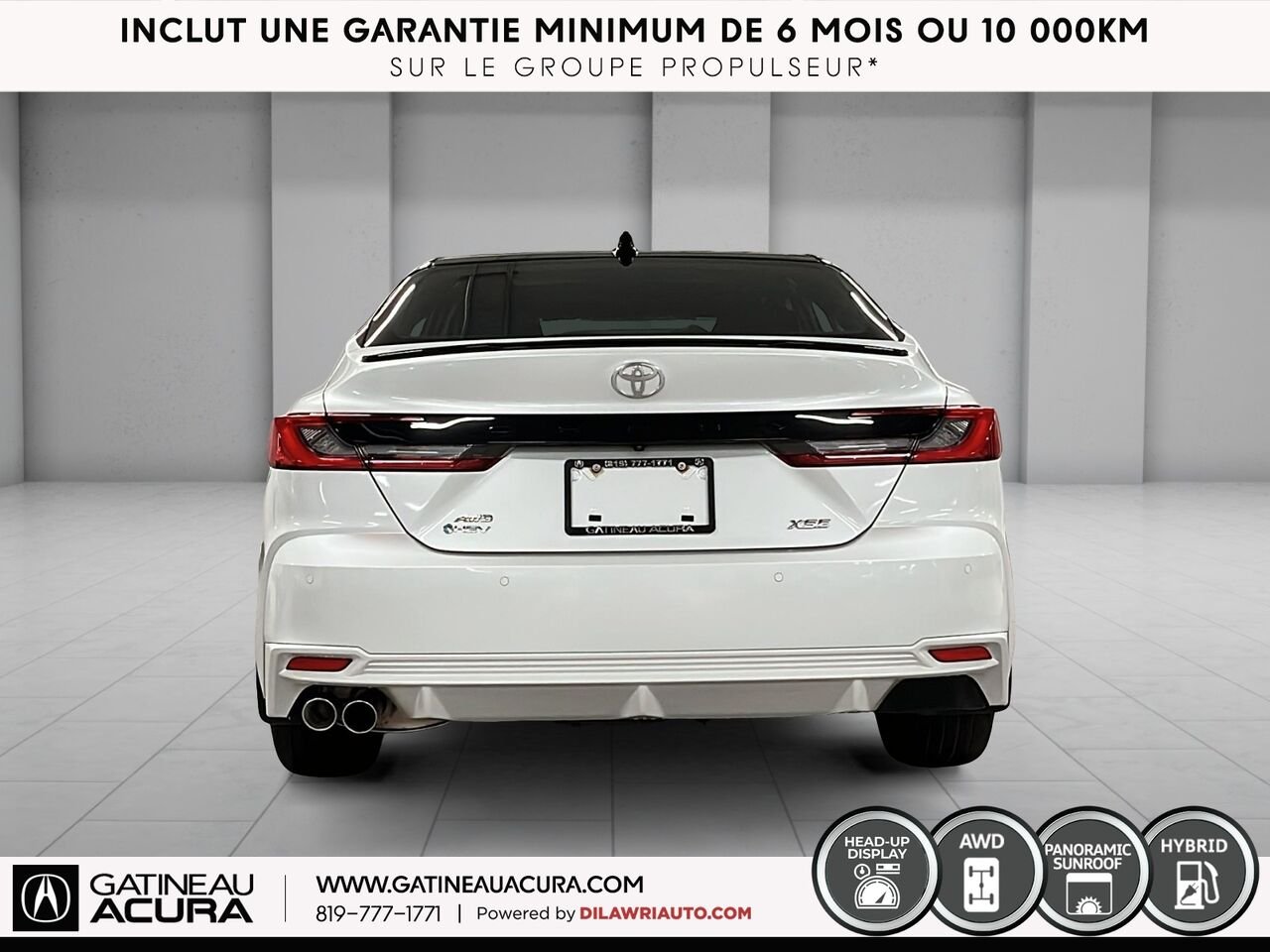 2025 Toyota Camry XSE AWD White Gatineau - photo #16