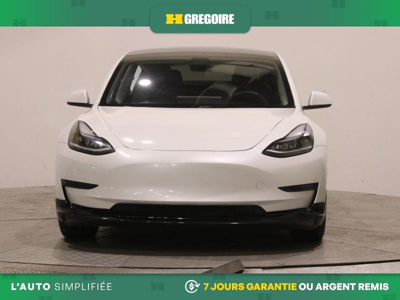 Tesla Model 3 822660 | Standard Range Plus AUTO AC CUIR TOIT NAV MAGS CAM 2021 Blanc Laval - photo #1