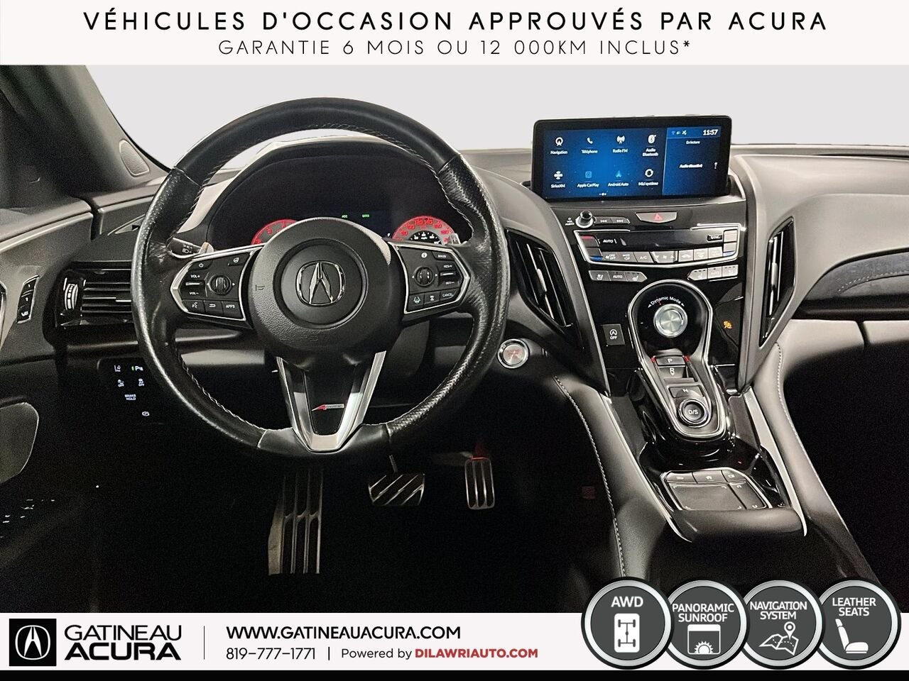 Acura RDX A-Spec SH-AWD 2021 Gris Gatineau - photo #2