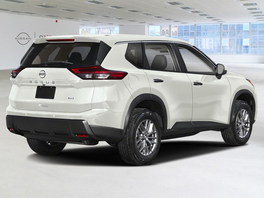 2026 Nissan Rogue S TI Everest White Tricoat Pearl