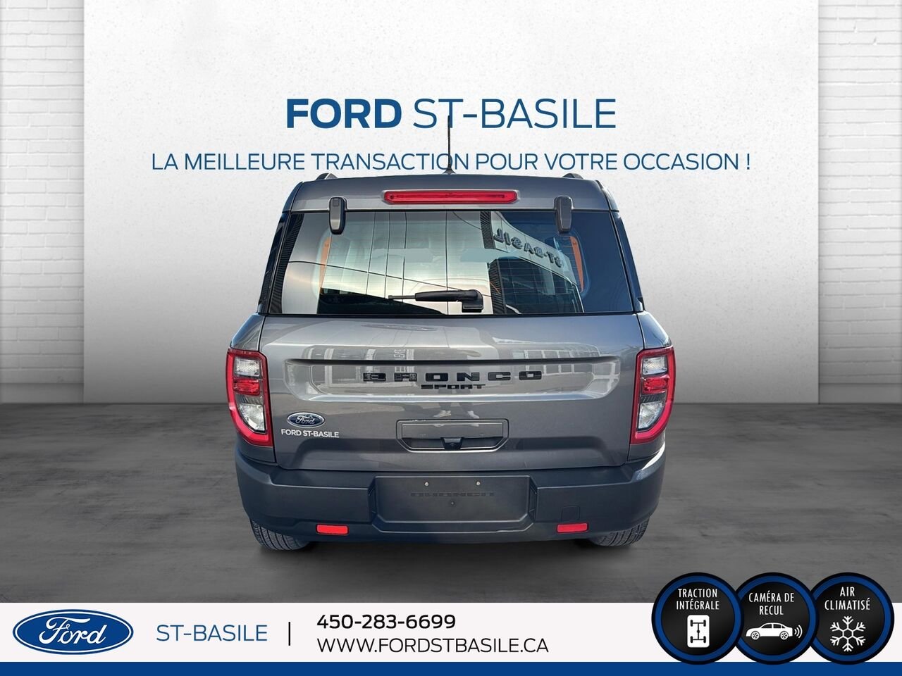 Ford BRONCO 2023 gray Saint-Basile-le-Grand - photo #6