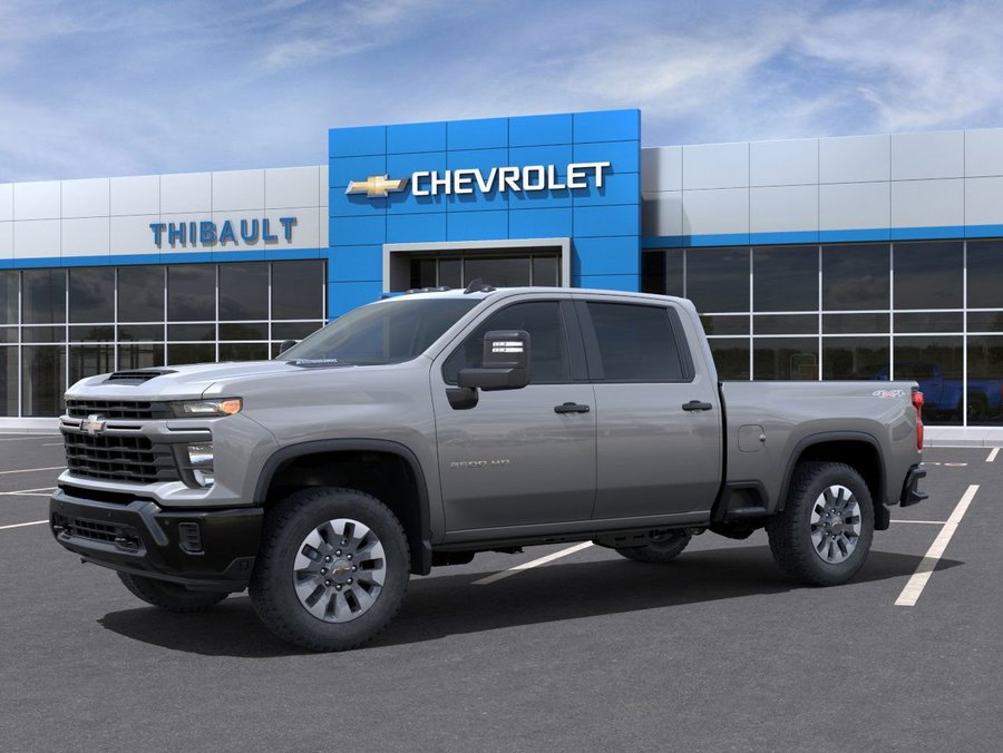 Chevrolet Silverado 2500HD Personnalisée 2025 Gris sterling métallisé