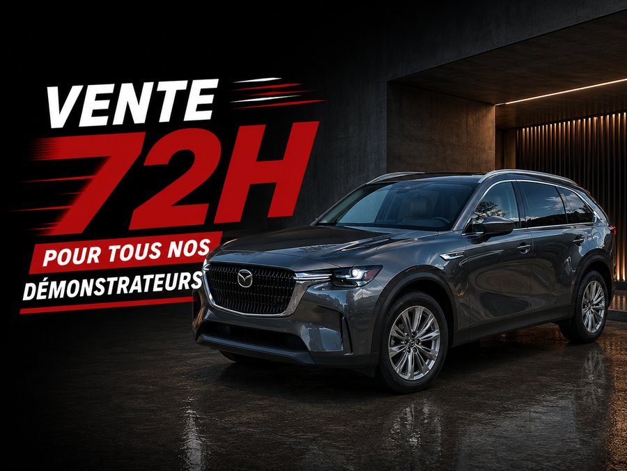 2026 Mazda CX-90 MHEV GS-L TI, 7 PASSAGERS, COMMANDES VOCAL VOLANT, Machine Grey Metallic