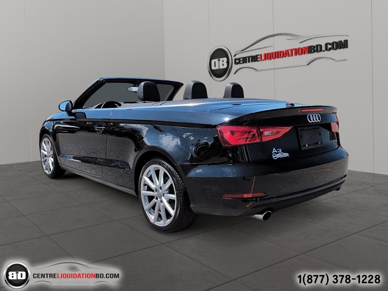 2015 Audi A3 2.0T Progressiv TSI QUATTRO CONVERTIBLE | BD0240 Black Granby - photo #7