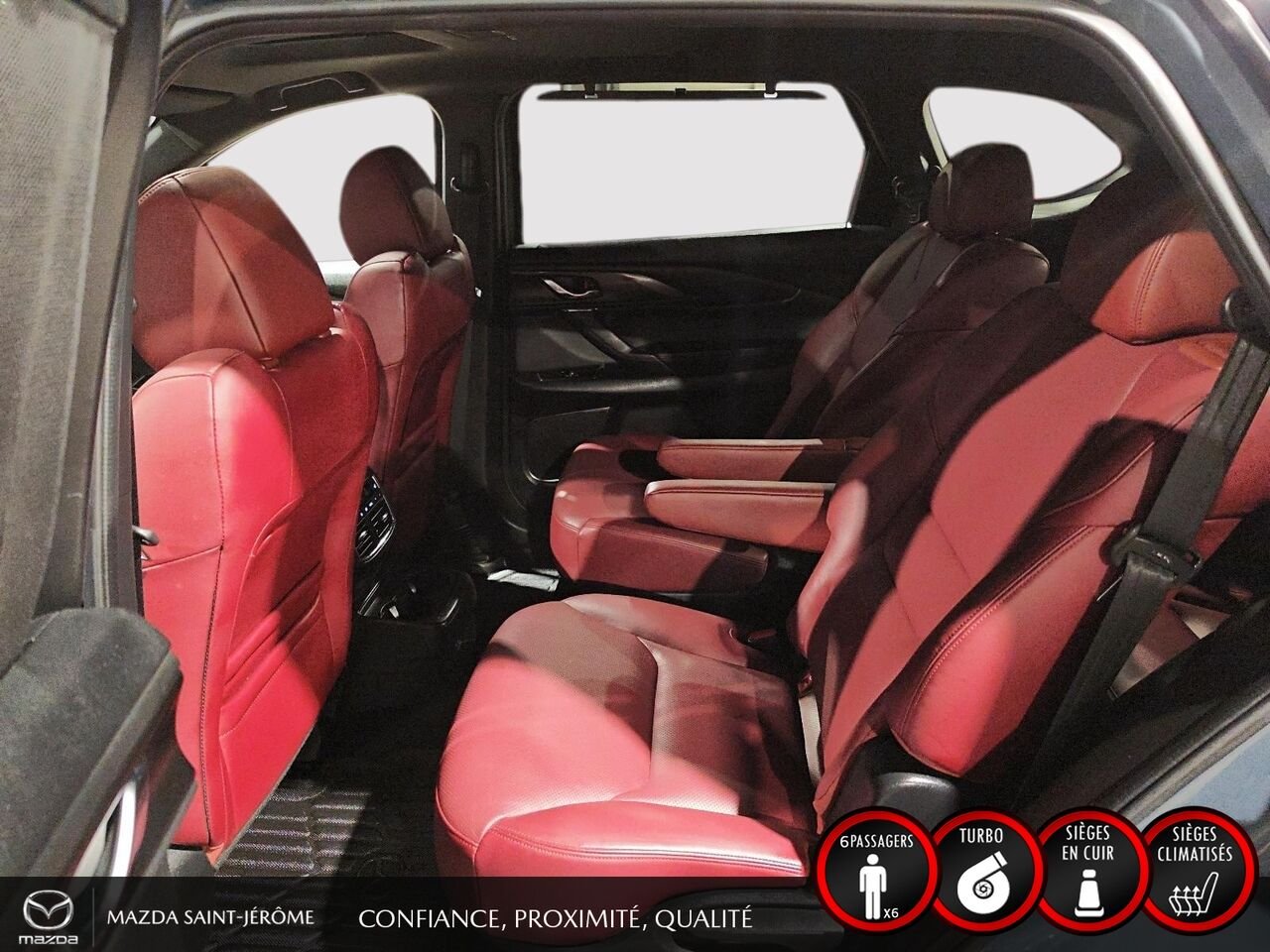 2022 Mazda CX-9 Édition Kuro | 1 PROPRIÉTAIRE | JAMAIS ACCIDENTÉ | CUIR ROUGE | TOIT OUVRANT | AWD Grey Saint-Jérôme - photo #21