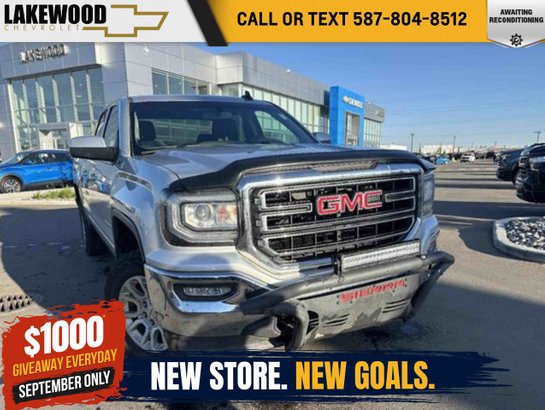 2018 GMC Sierra 1500 SLE Kodiak Edition 5.3L Z71 | Bull Bar | LED Light Bar Grey