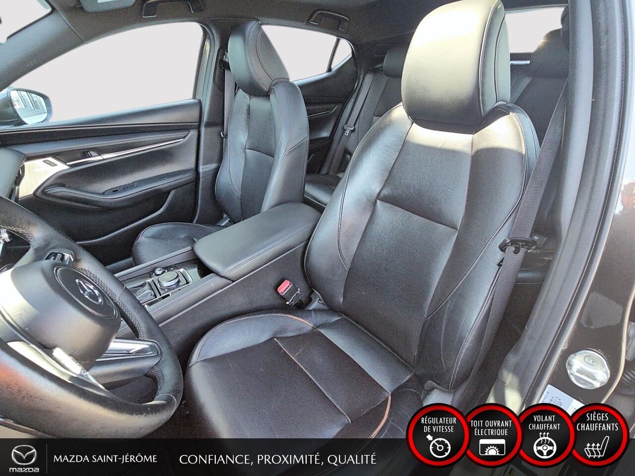 2020 Mazda Mazda3 Sport GT | TOIT OUVRANT | CUIR | AUTOMATIQUE Grey Saint-Jérôme - photo #17