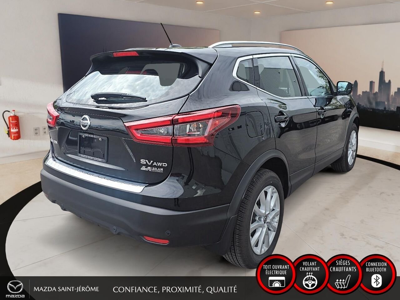 Nissan Qashqai SV | TOIT OUVRANT | AWD | 2023 Noir Saint-Jérôme - photo #5