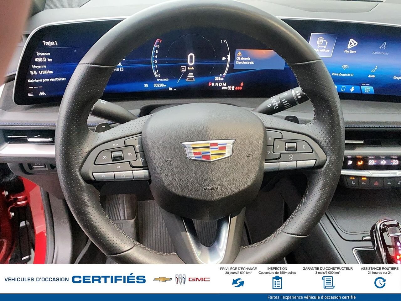 2024 CADILLAC XT4 SPORT Traction intégrale, 4 portes Sport Red Montmagny - photo #10