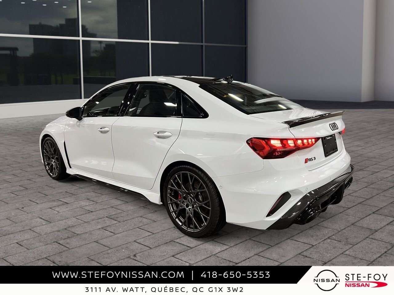 2026 Audi RS 3 OPTIQUE CARBONE PLUS ET DESIGN RS PACK White Ste-Foy - photo #3