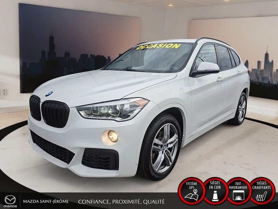 2018 BMW X1 xDrive28i | M-PACK | TOIT PANORAMIQUE | NAVIGATION | White