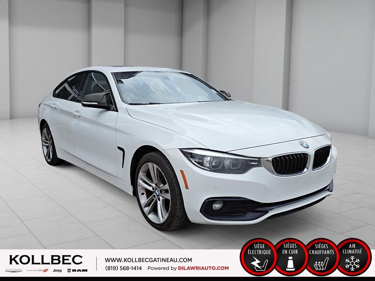 2018 BMW Série 4 U19530 | 430i xDrive White Gatineau - photo #12