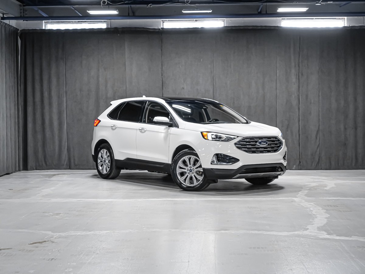 2020 Ford Edge TITANIUM AWD White Montreal - photo #1