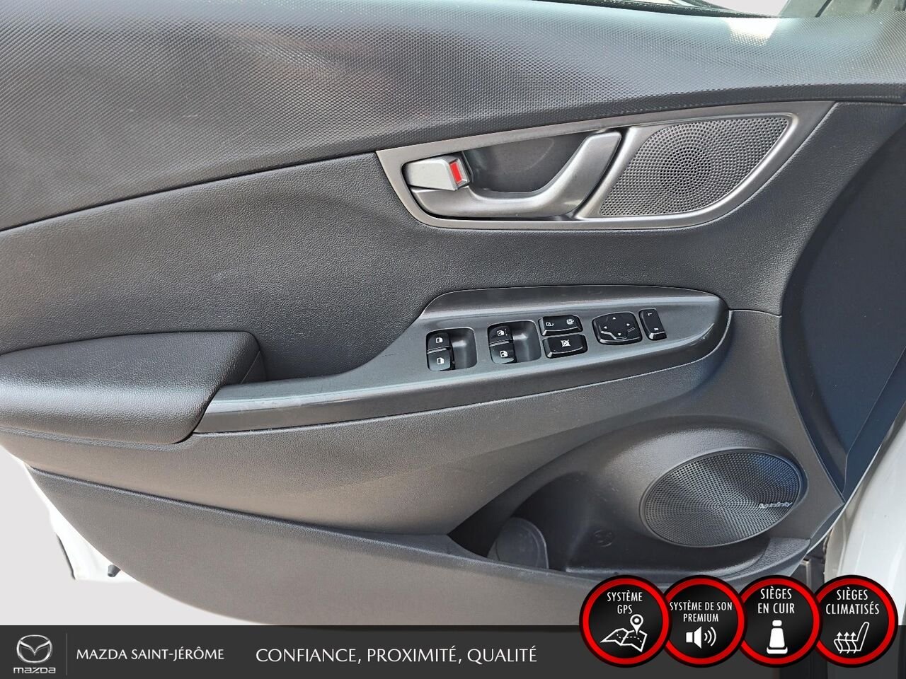2021 Hyundai Kona Electric White Ste-Agathe des Monts - photo #11