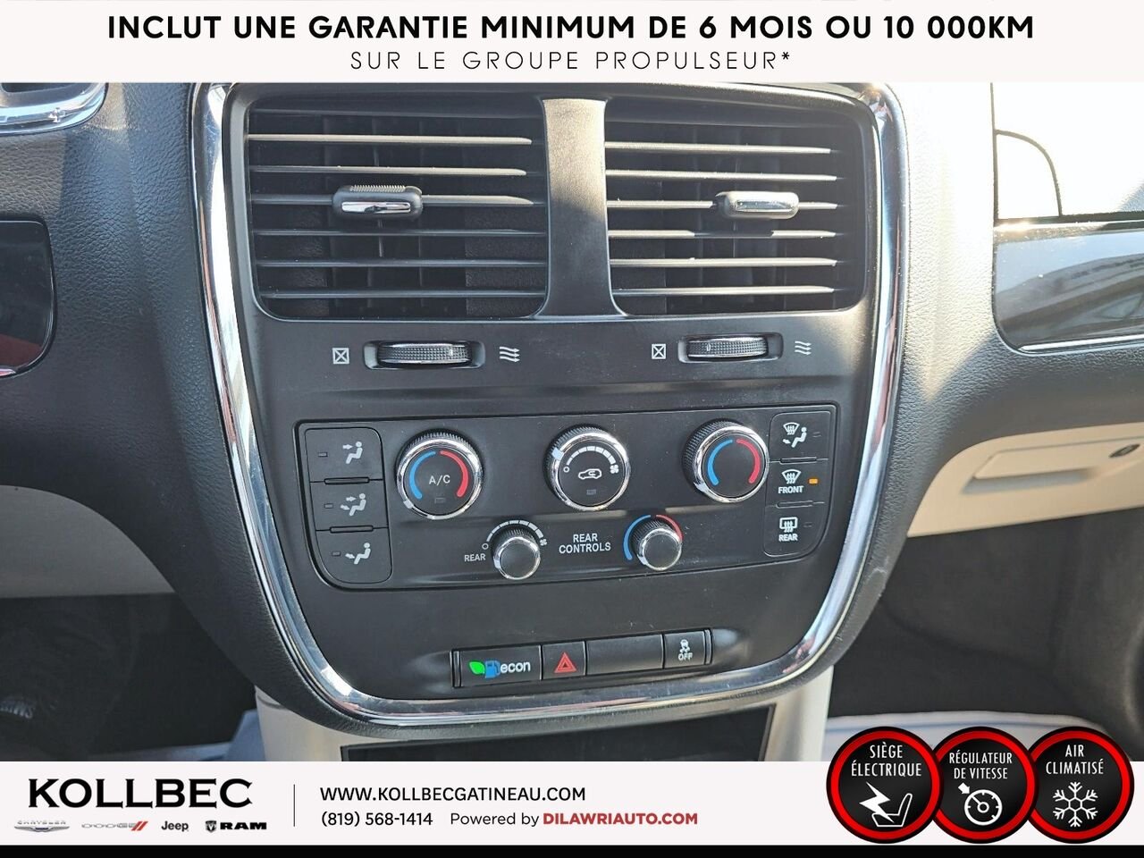 DODGE GRAND CARAVAN SXT Premium Plus 2017 Rouge Ottawa & Gatineau - photo #5