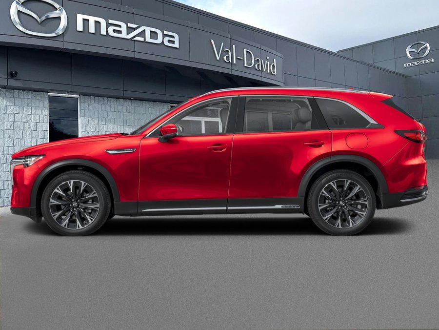 2026 Mazda CX-90 hybride rechargeable GT, hybride léger 48 V, 6 cyl. turbo 3,3 L, 280 ch, i-ACTIV AWD, sièges avant ventilés, sièges Red