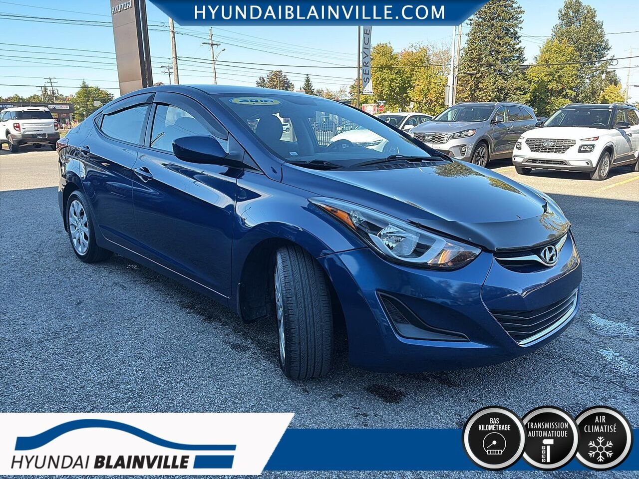 Hyundai Elantra 2016 Bleu Blainville - photo #2