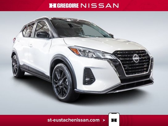 Nissan Kicks SV DEM. A DISTANCE SIEGES CHAUFFANTS APPLE CARPLAY 2023 Blanc