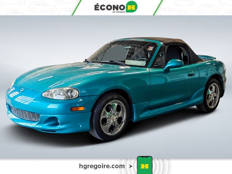 2003 Mazda MX-5 Blue Saint-Eustache - photo #2