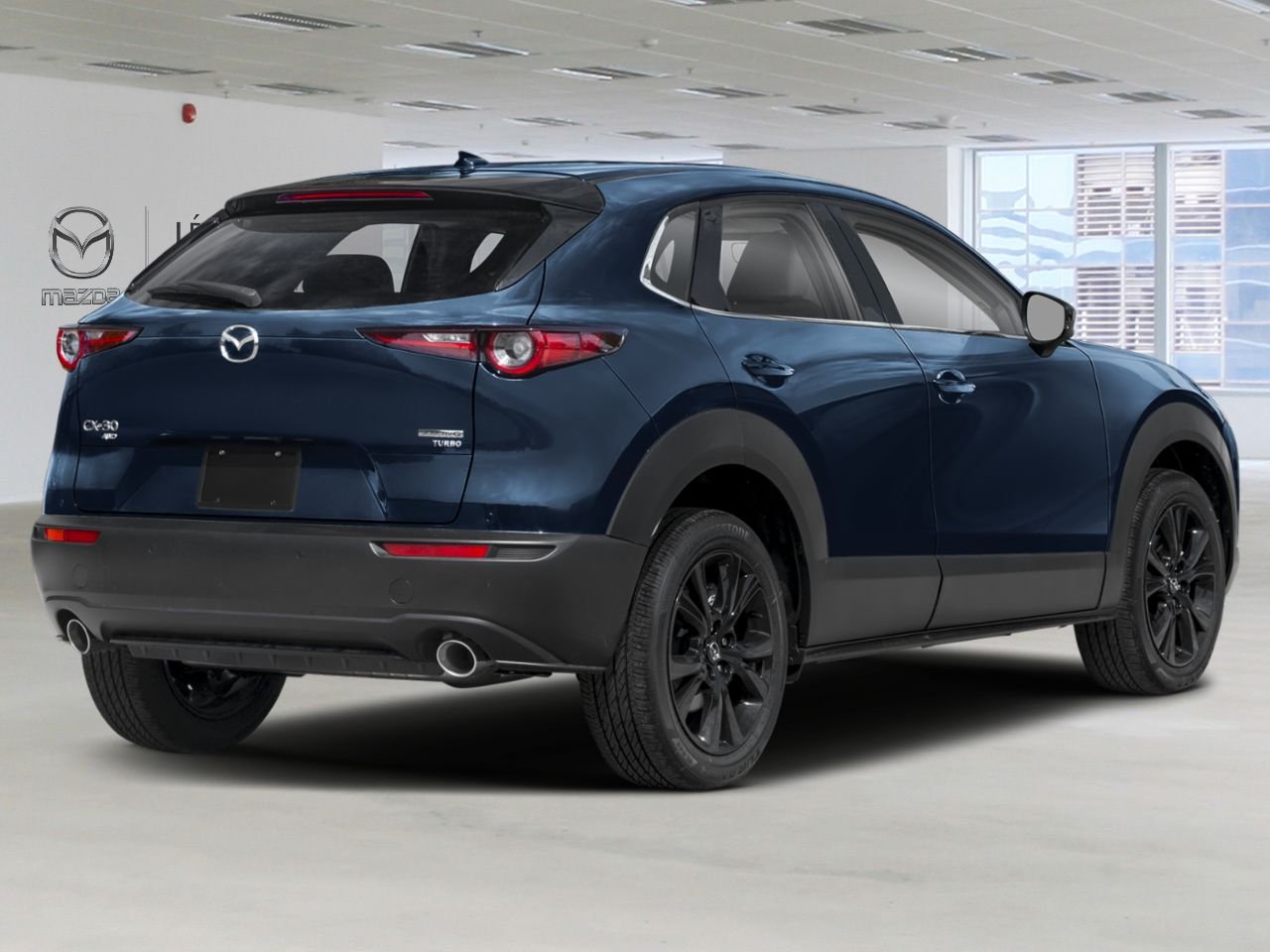 Mazda CX-30 GT TI avec moteur turbo 2026 Bleu cristal foncé mica Laval - photo #2
