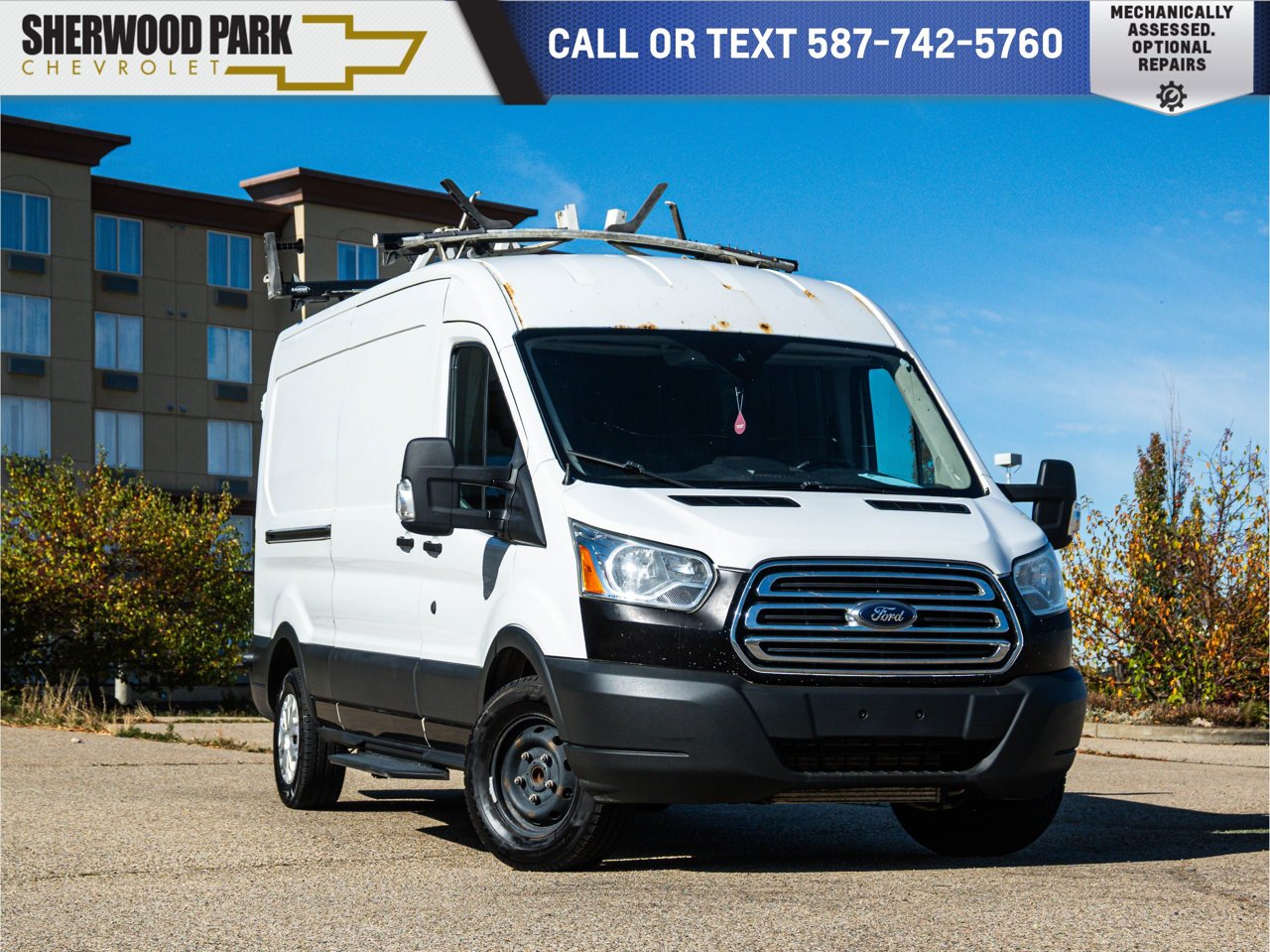 2017 Ford Transit Cargo Van T-250 148 Med Rf 9000 GVWR Sliding RH Dr White Sherwood Park - photo #0