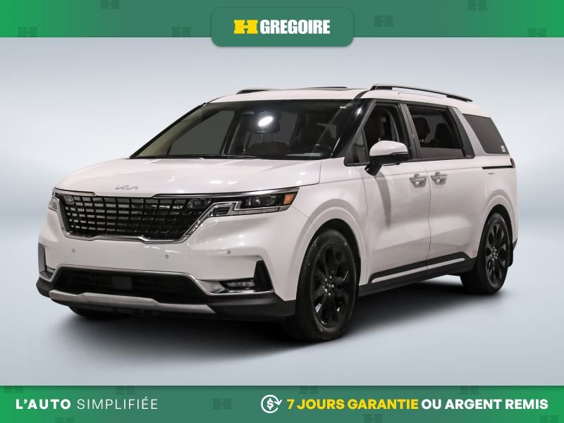 Kia Carnival SX AUTO A/C CUIR TOIT NAV MAGS CAM RECUL BLEUTOOTH 2022 Blanc