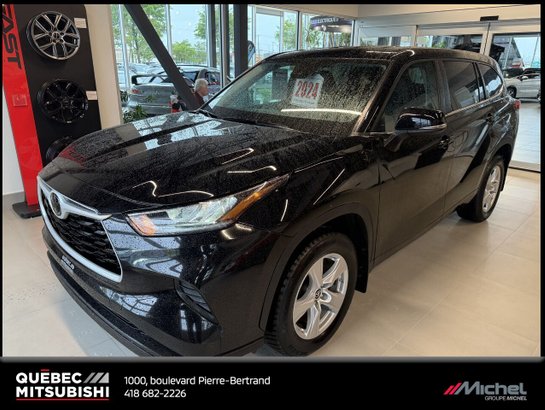 2024 Toyota Highlander LE AWD, Siège électrique, 7 passagers Black