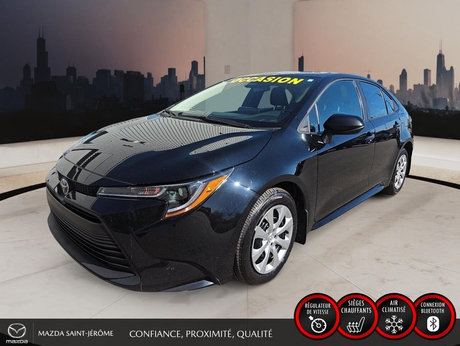 2025 Toyota Corolla LE | 1 PROPRIÉTAIRE | JAMAIS ACCIDENTÉ | SEULEMENT 19 001 KM | AUTOMATIQUE White