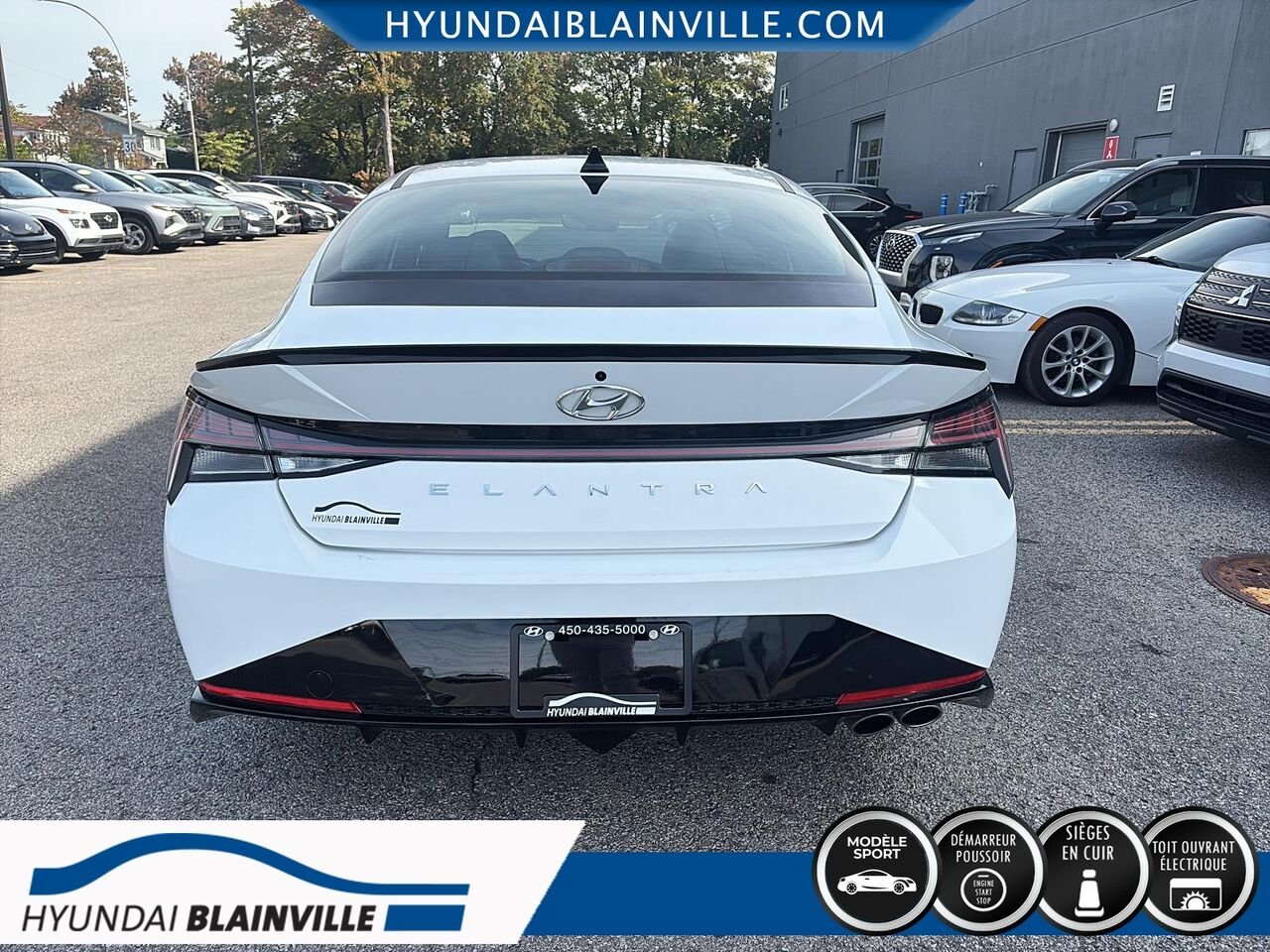 Hyundai Elantra 2023 Blanc Blainville - photo #4
