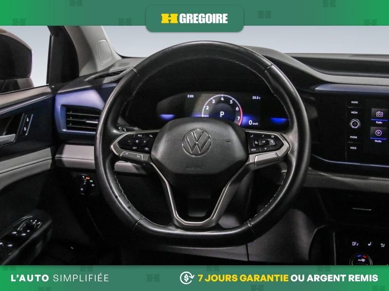 Volkswagen Taos 822980 | Comfortline AUTO AC CUIR NAV MAGS CAM RECUL BLEUTO 2024 Noir Laval - photo #19