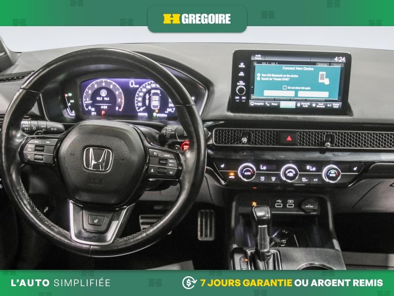 Honda Civic 820899 | Sport Touring AUTO A/C CUIR TOIT NAV CAM RECUL BLE 2022 Gris Laval - photo #18