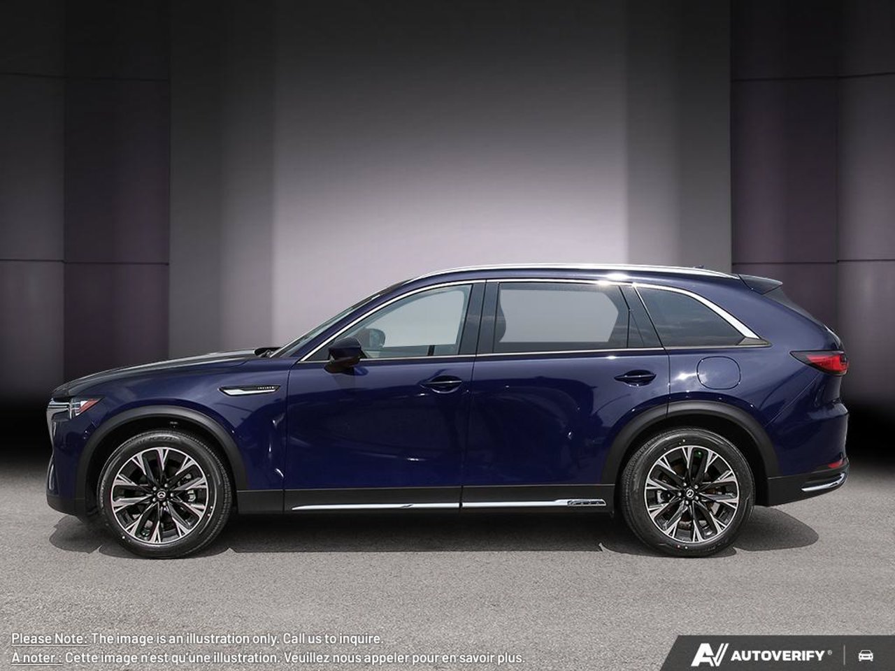 2026 Mazda CX-90 PHEV JM3KKDHA3T1386247 Deep Crystal Blue Mica Mirabel - photo #2
