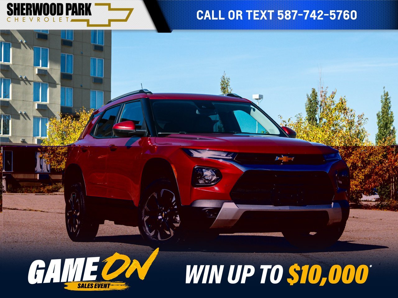 2021 Chevrolet Trailblazer FWD 4dr LT Red Sherwood Park - photo #0