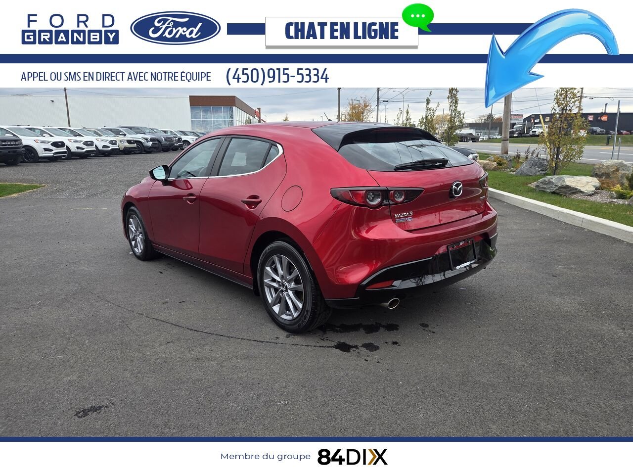 Mazda Mazda3 Sport 2020 Rouge Granby - photo #4