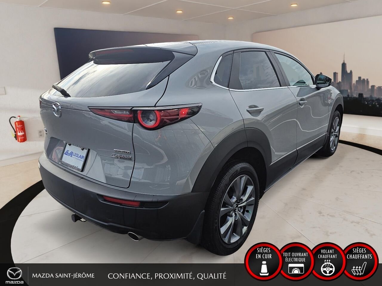Mazda CX-30 GS LUXURY | 1 PROPRIÉTAIRE | JAMAIS ACCIDENTÉ | CUIR | TOIT OUVRANT | AWD 2025 Blanc Saint-Jérôme - photo #5