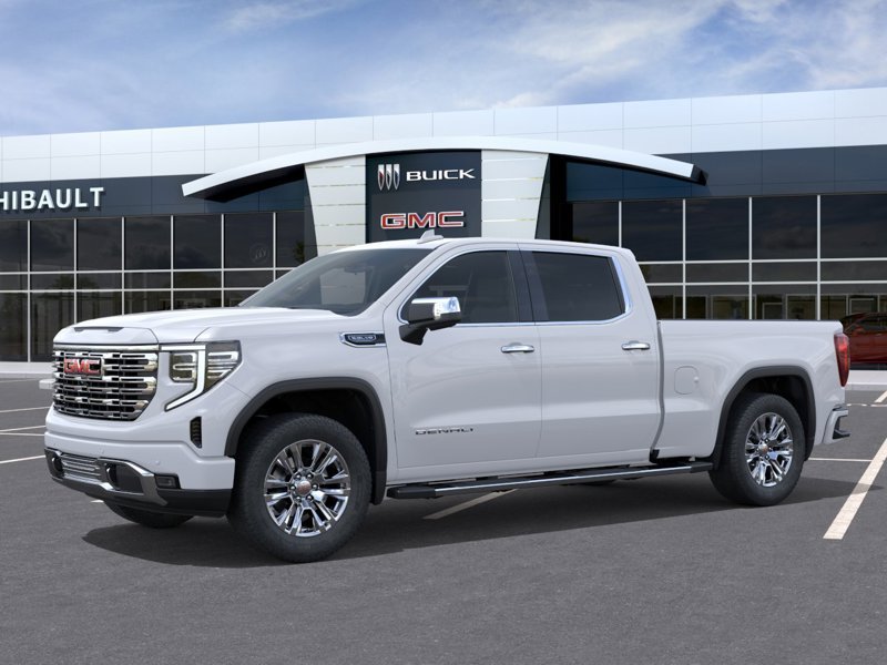 2026 GMC Sierra 1500 Denali cabine multiplace 4RM 157 po GLACIER WHITE TRICOAT Sherbrooke - photo #1