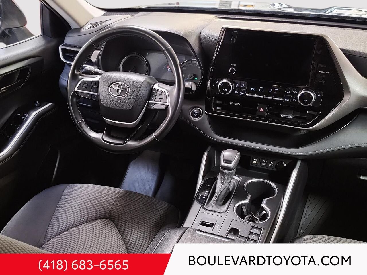 Toyota Highlander 550001-6 | LE, HYBRIDE, AWD 2023 Noir Québec - photo #18